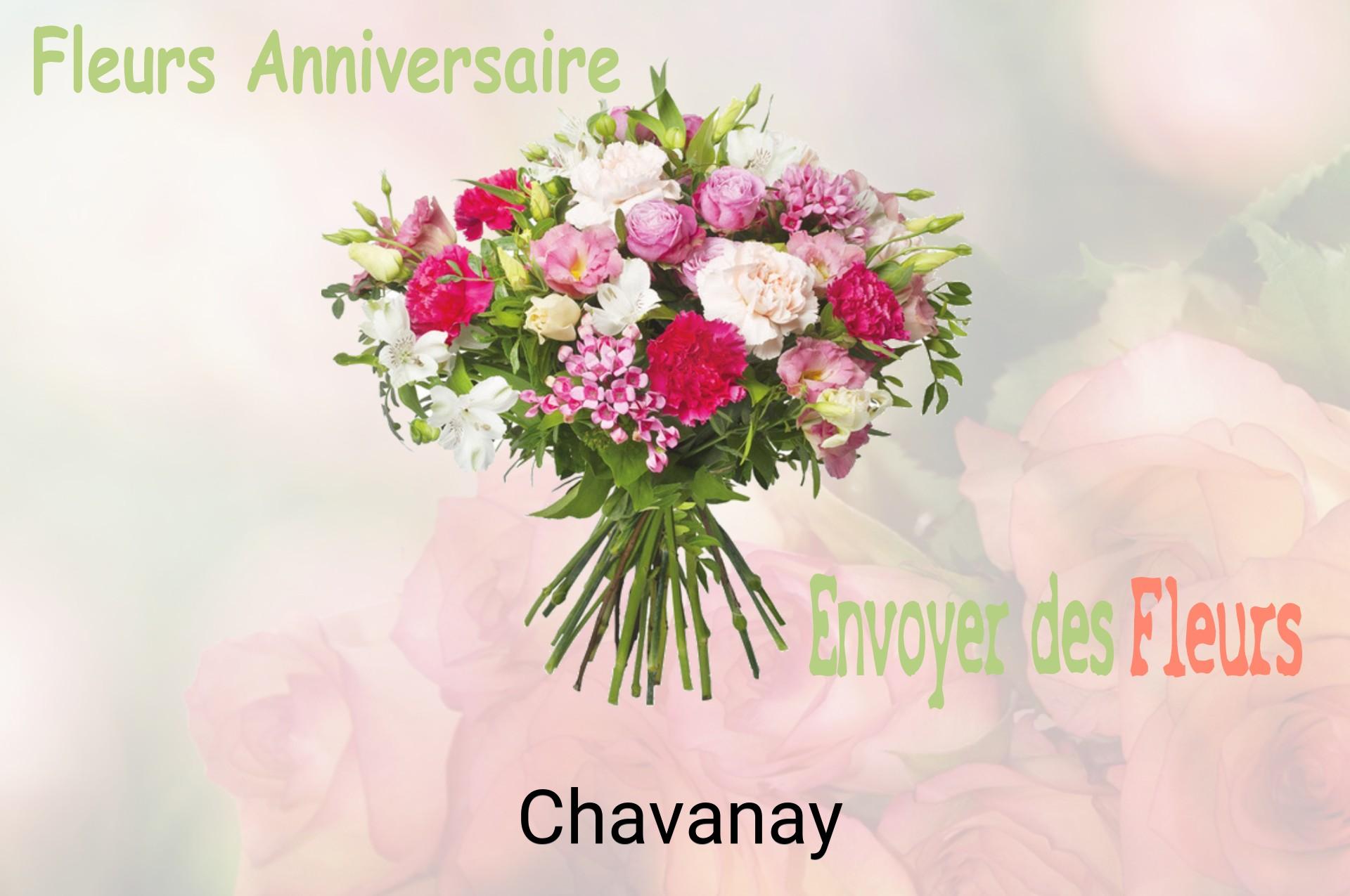 Bouquet de fleurs d’anniversaire livré à Chavanay
